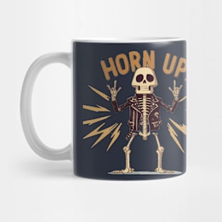 Skeleton Finger Horn Up Mug